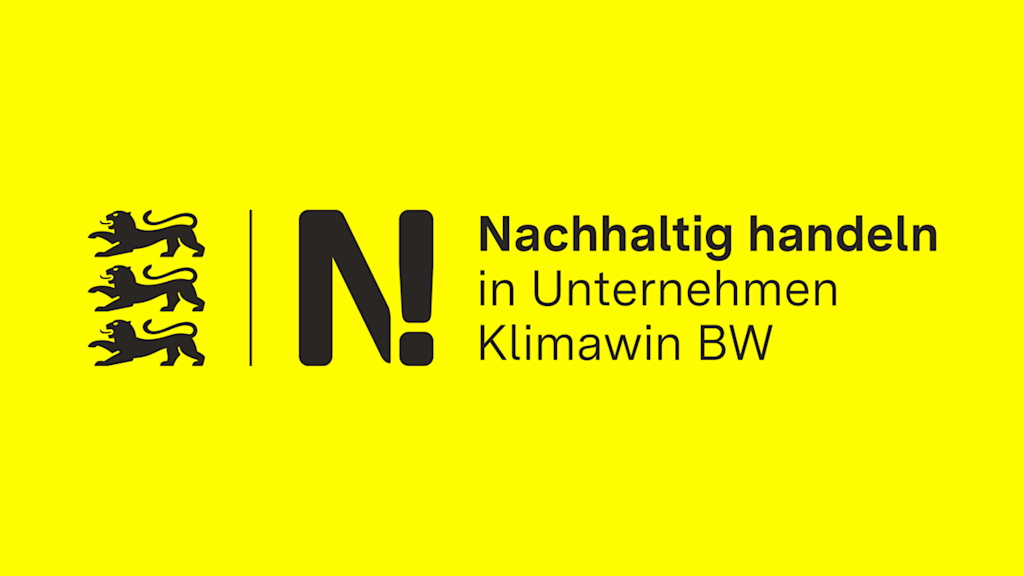 Logo: Klimawin BW (Wirtschaftsinitiative Nachhaltigkeit).