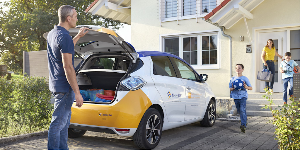 Alltag mit E-Fahrzeug der Netze BW