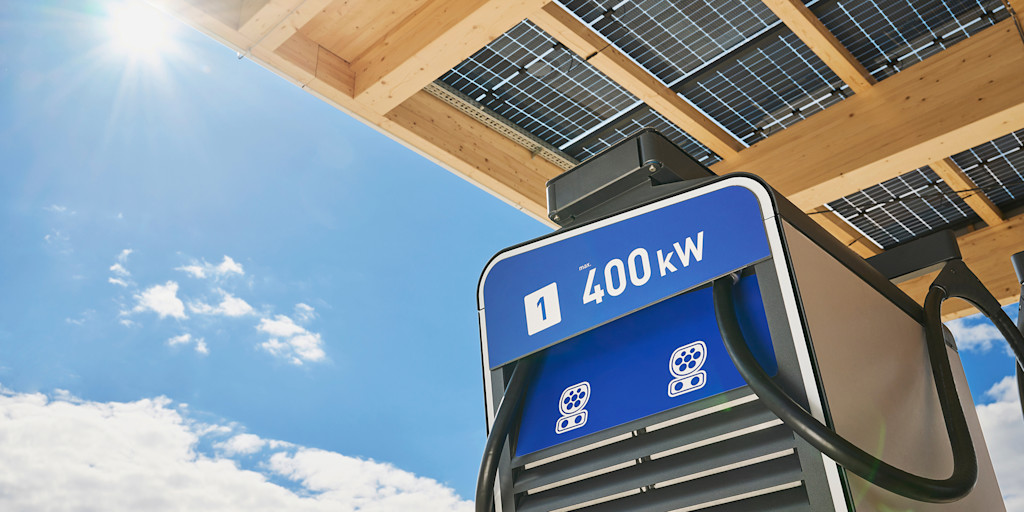 400 kW-Hypercharging-Ladesäule
