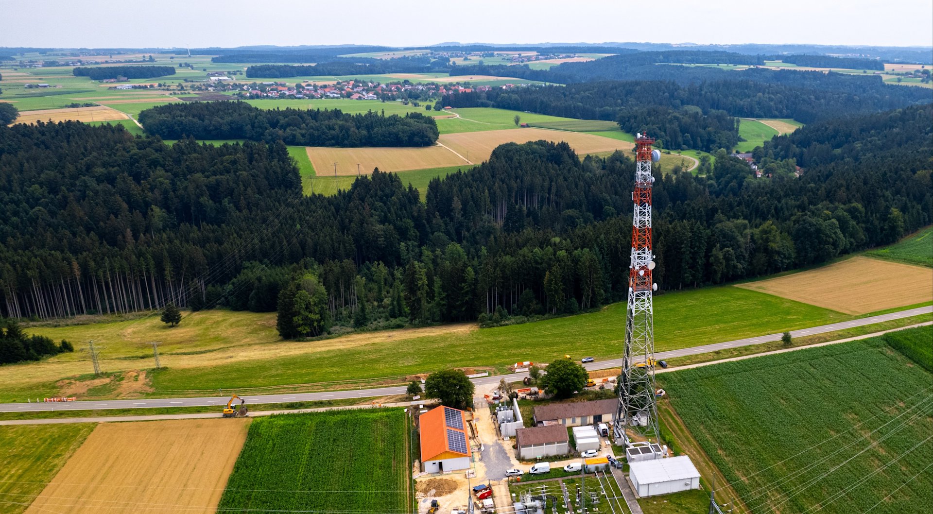 Funkmast in Pfahlbronn